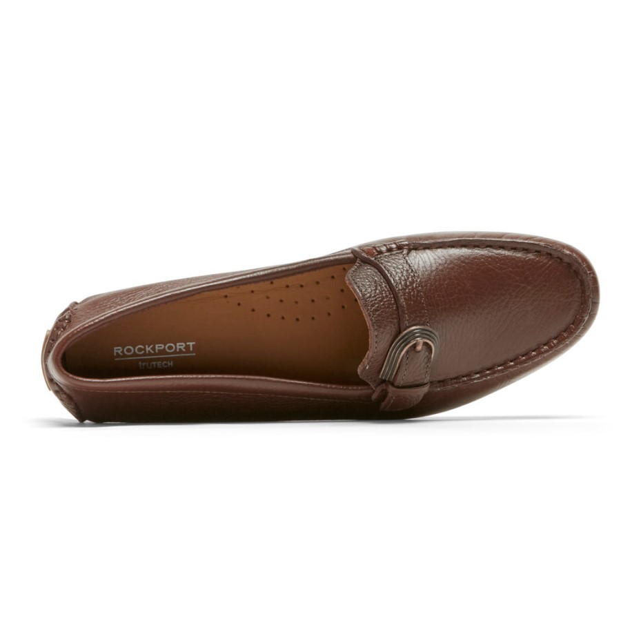 Rockport Women's Bayview Buckle Loafer Bourbon