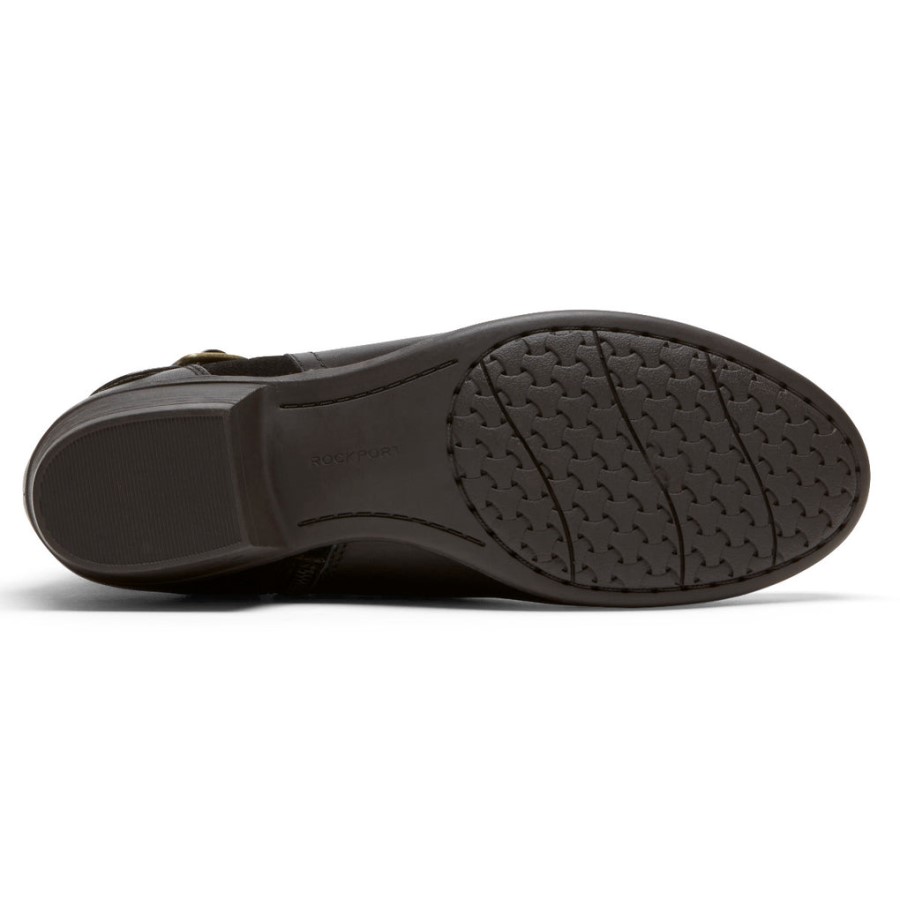 Rockport Women's Carly Strap Boot Black