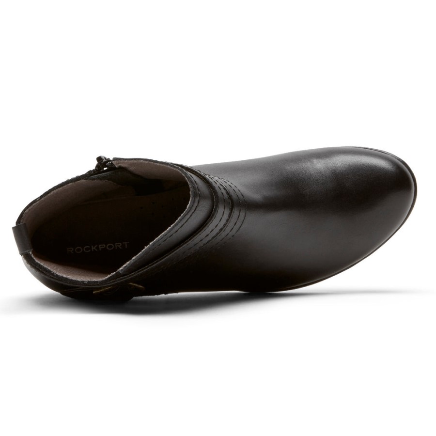 Rockport Women's Carly Strap Boot Black