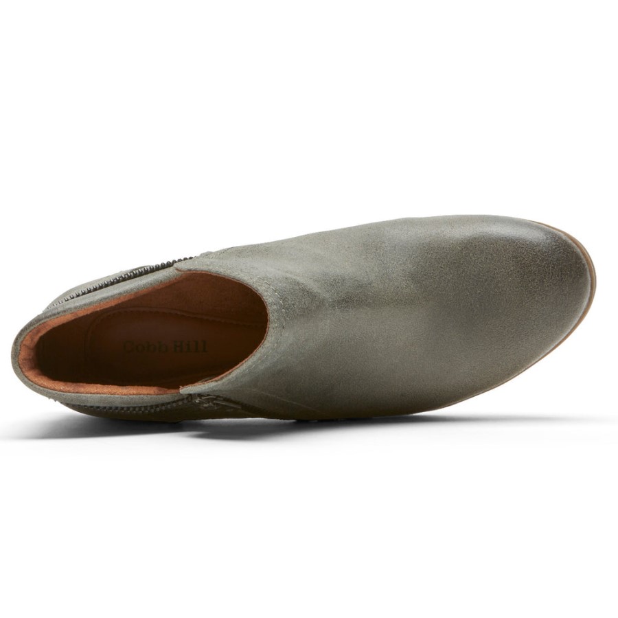 Rockport Women's Crosbie Bootie Grey Green