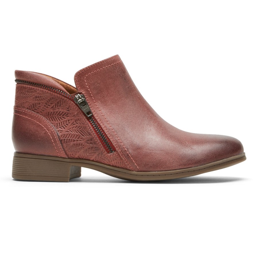 Rockport Women's Crosbie Bootie Red