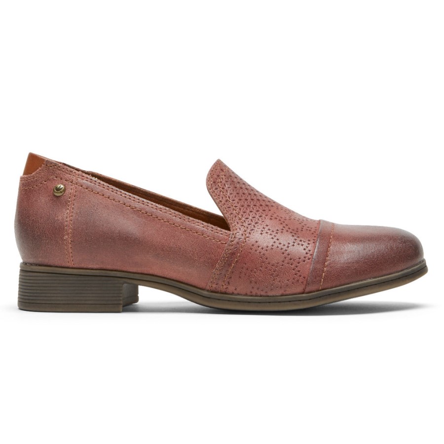 Rockport Women's Crosbie Slip-On Red