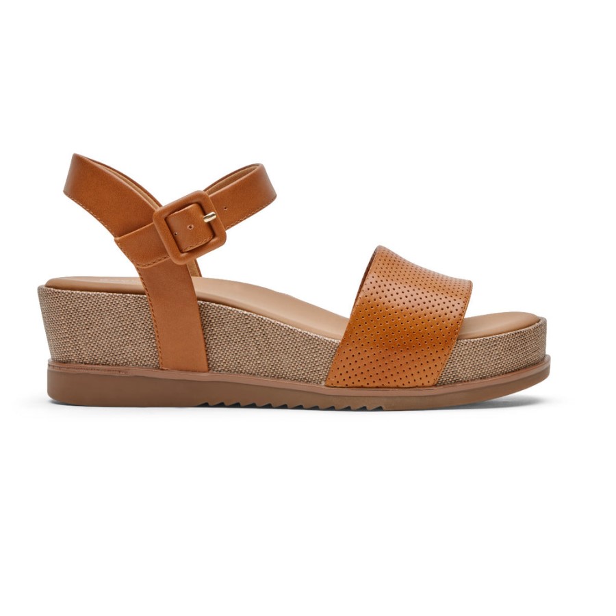 Rockport Women's Delanie Sandal Honey