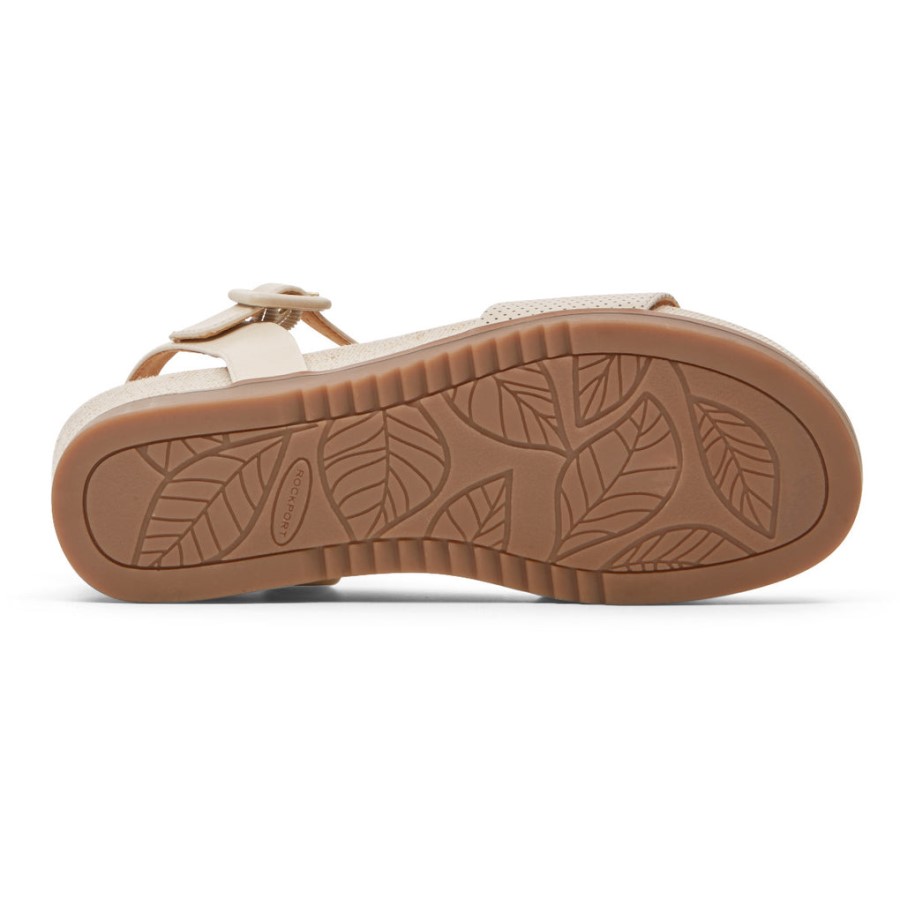 Rockport Women's Delanie Sandal Vanilla