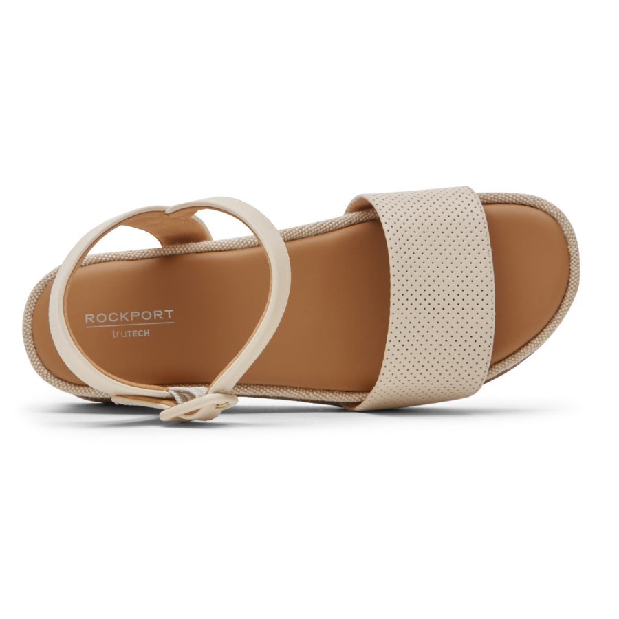Rockport Women's Delanie Sandal Vanilla