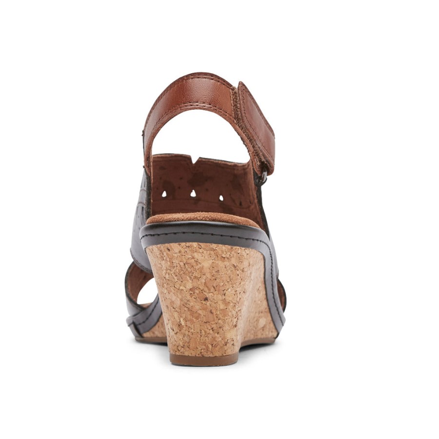 Rockport Women's Janna Perforated Slingback Black