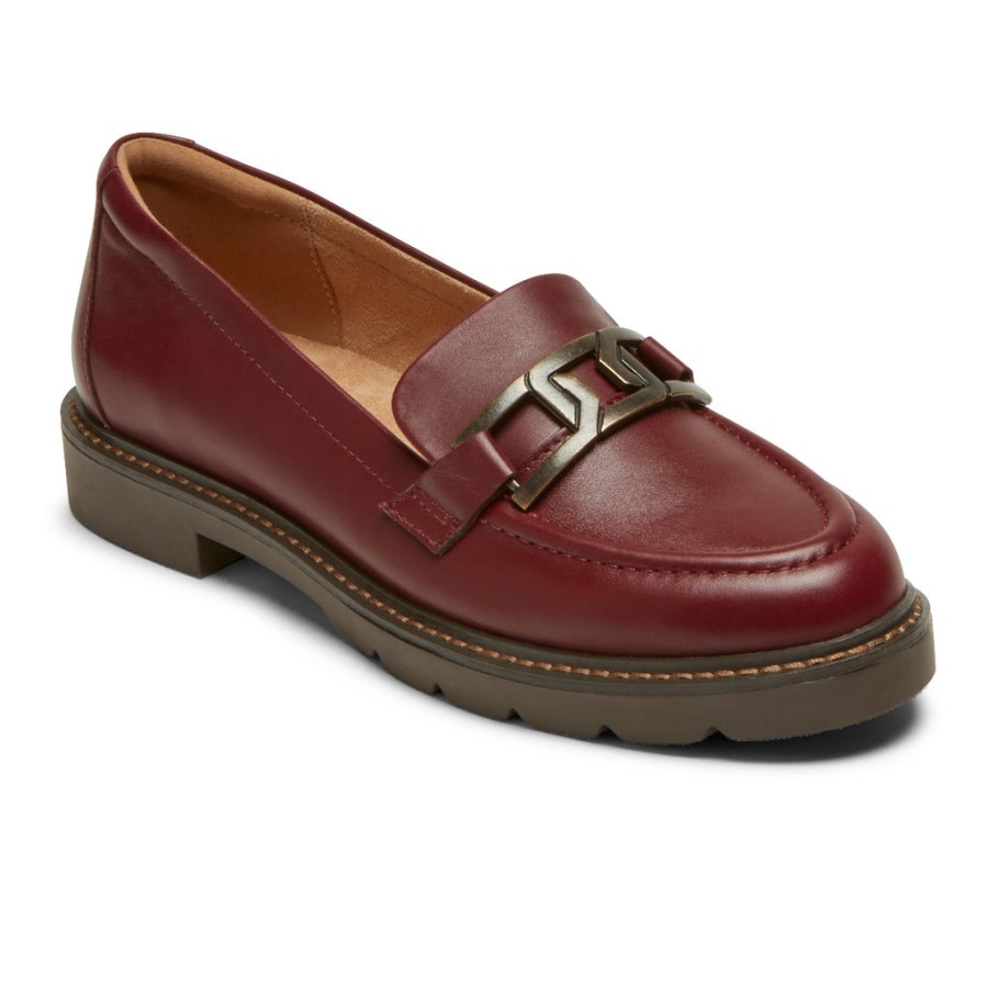 Rockport Women's Kacey Chain Loafer Tawny Port