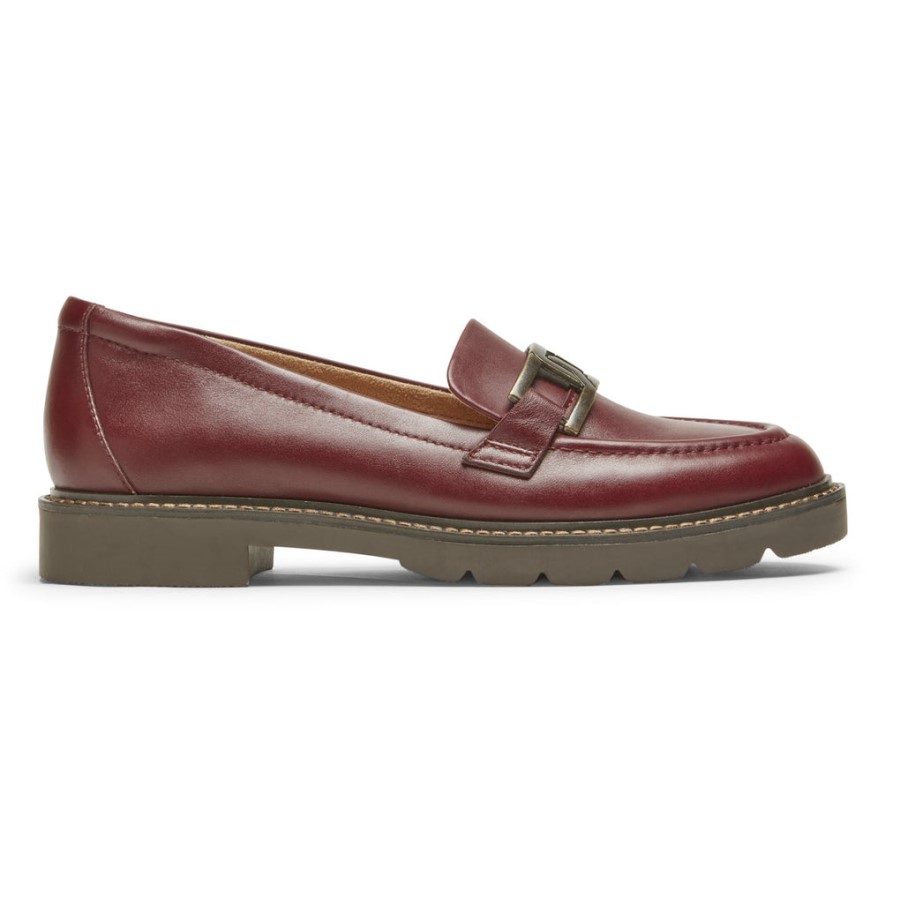 Rockport Women's Kacey Chain Loafer Tawny Port