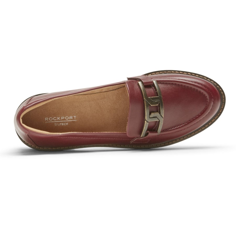 Rockport Women's Kacey Chain Loafer Tawny Port