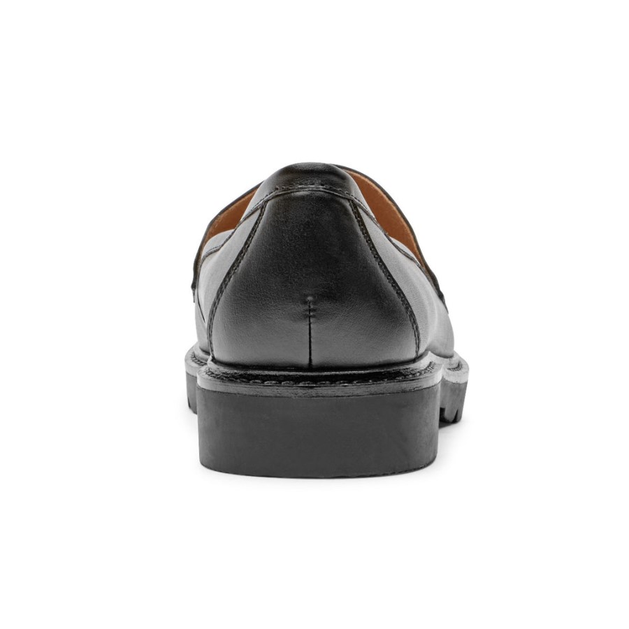 Rockport Women's Kacey Penny Loafer Black Leather