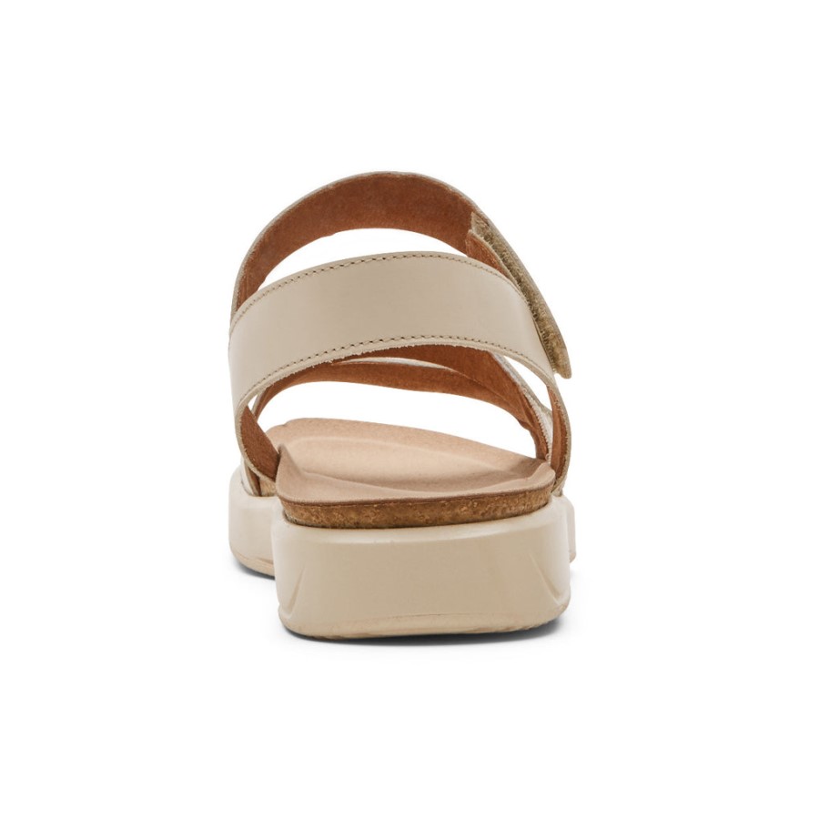 Rockport Women's Kells Bay 3-Strap Sandal Vanilla