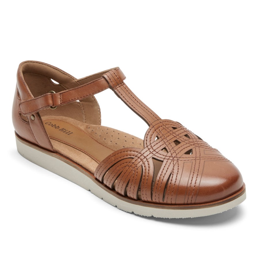 Rockport Women's Laci Fisherman Sandal Tan