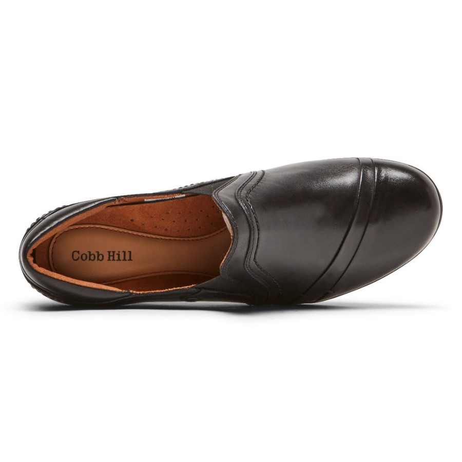 Rockport Women's Laurel Slip-On Black Leather