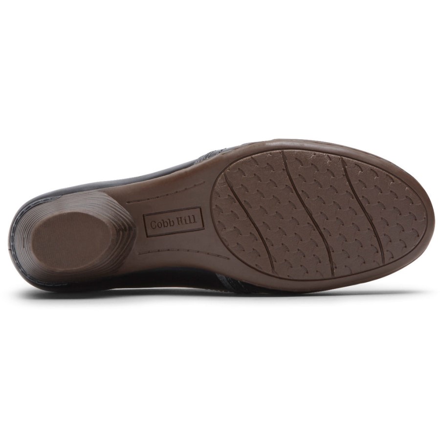 Rockport Women's Laurel Slip-On Blue Leather