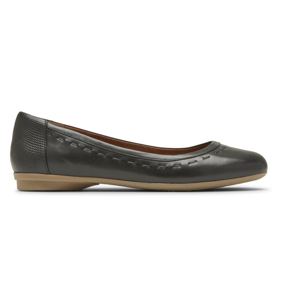 Rockport Women's Maiika Ballet Flat Black