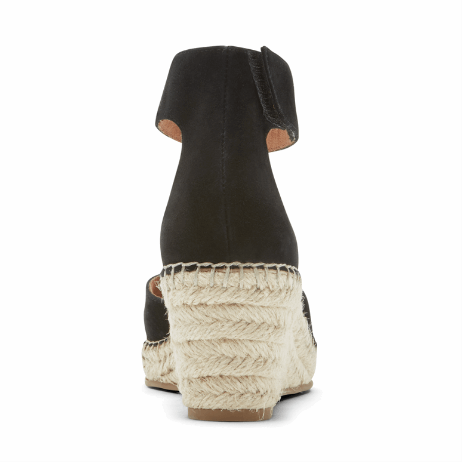 Rockport Women's Marah Ankle Strap Wedge Sandal Black