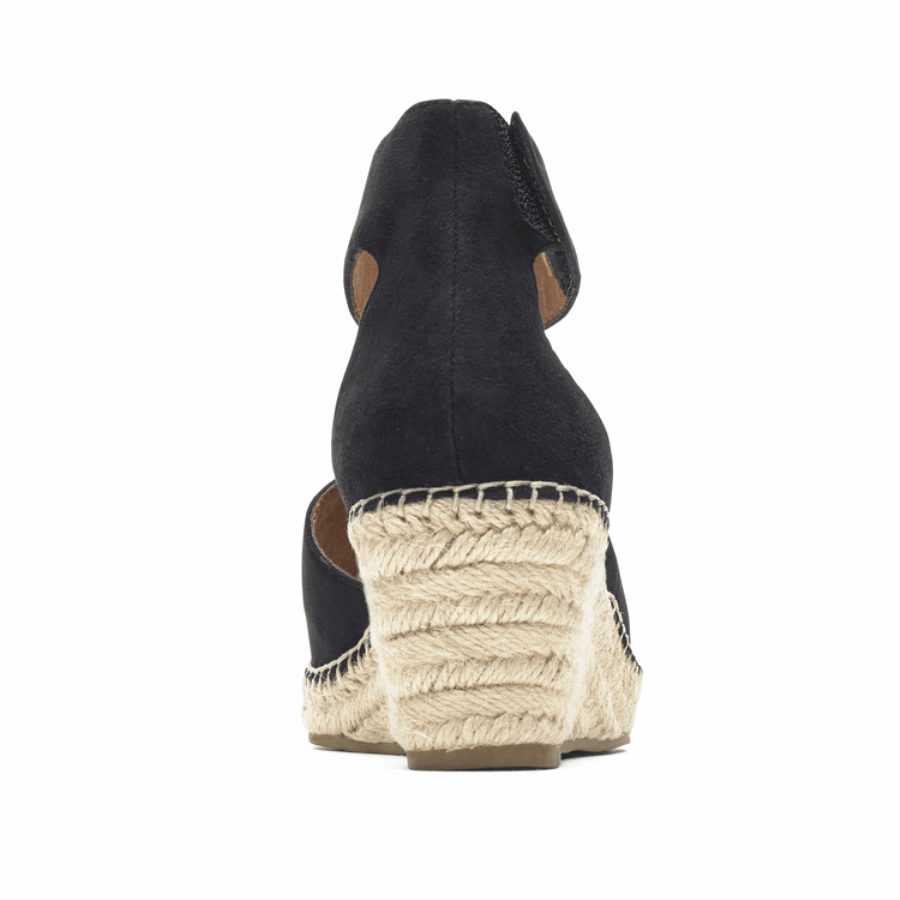 Rockport Women's Marah Peep Toe Wedge Sandal Black