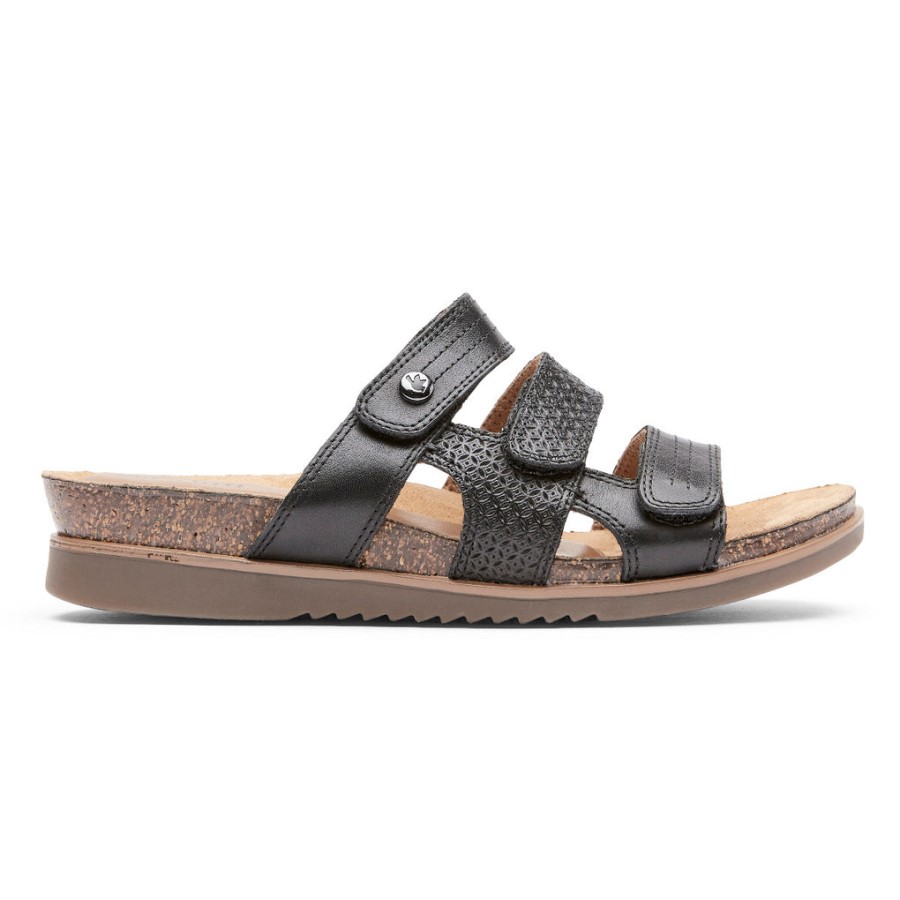Rockport Women's May Slide Sandal Black