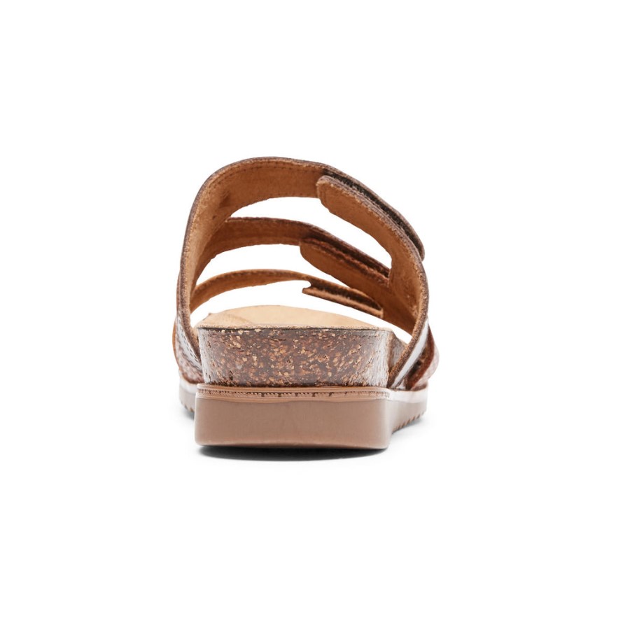 Rockport Women's May Slide Sandal Tan