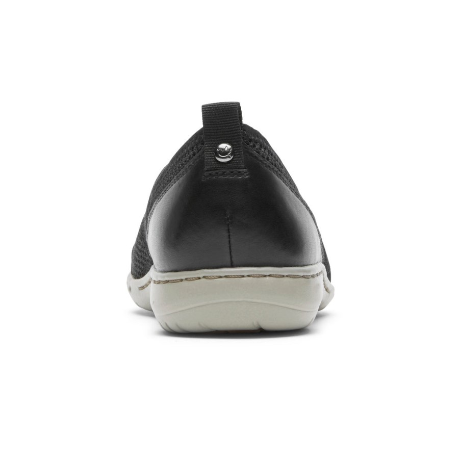 Rockport Women's Penfield Mesh Slip-On Black