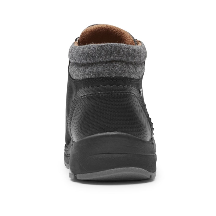 Rockport Women's Piper Hiker Bootie-Waterproof Black
