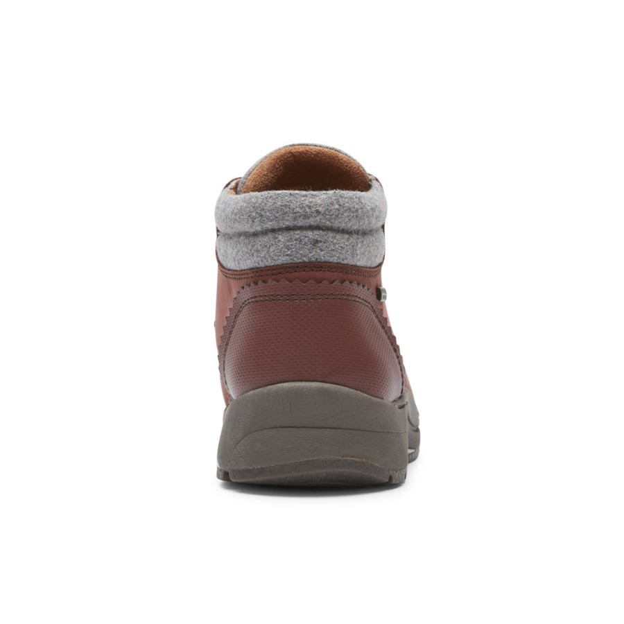 Rockport Women's Piper Hiker Bootie-Waterproof Redwood