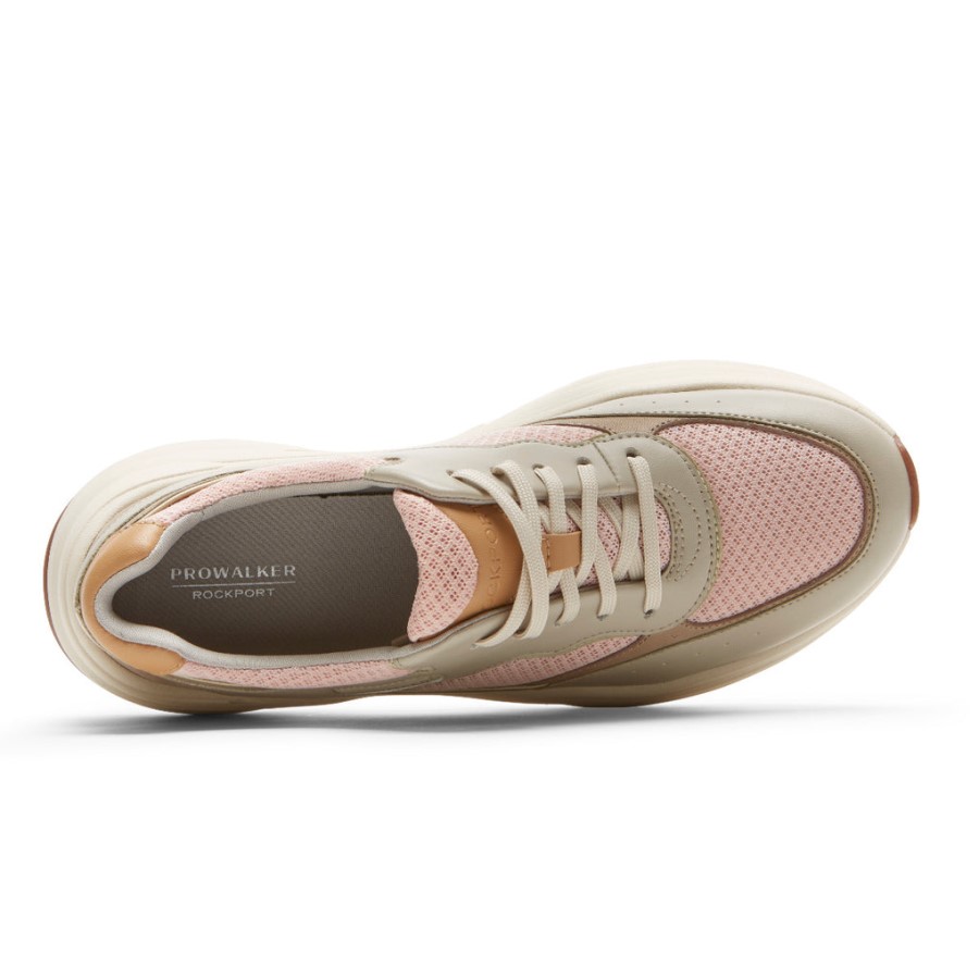 Rockport Women's ProWalker Eco Sneaker Taupe Neutral