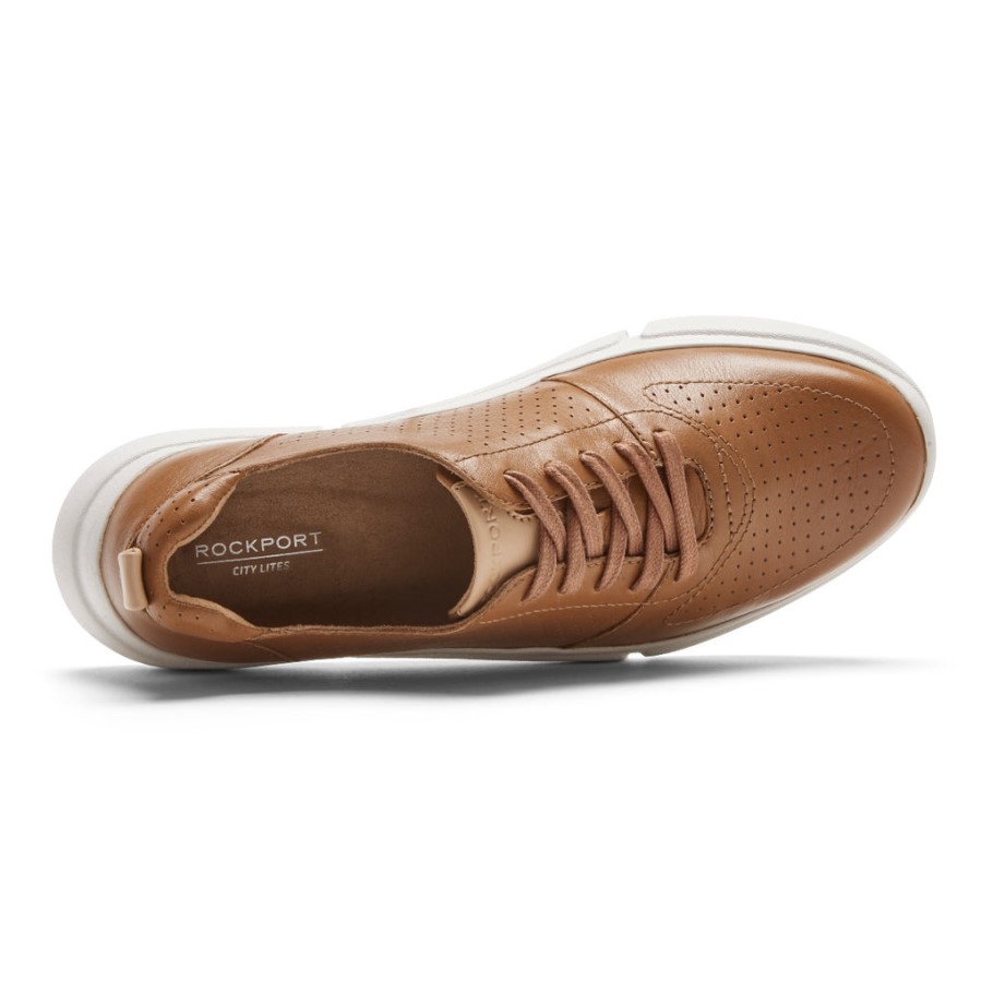 Rockport Women's R-Evolution Washable Lace-Up Sneaker Cumin Washable