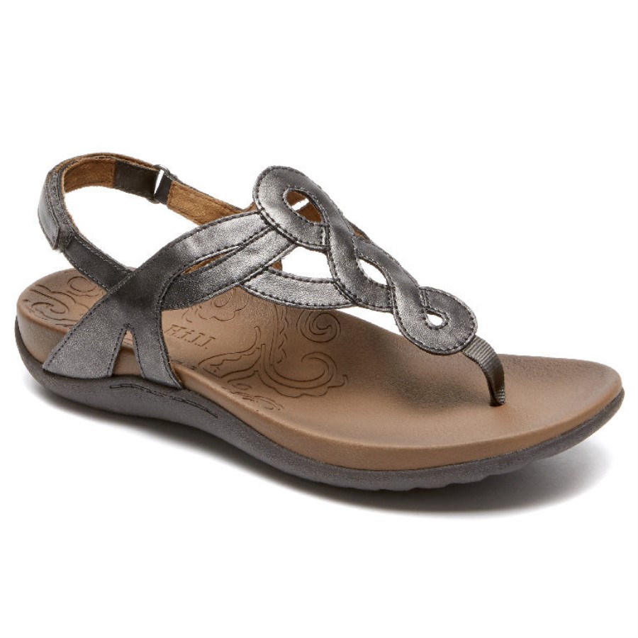 Rockport Women's Ramona Sandal Pewter