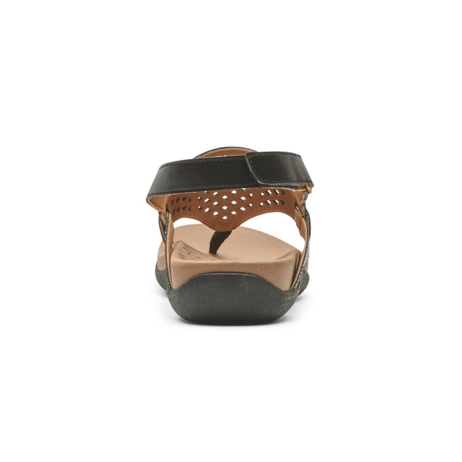 Rockport Women's Ridge Thong Sandal Black