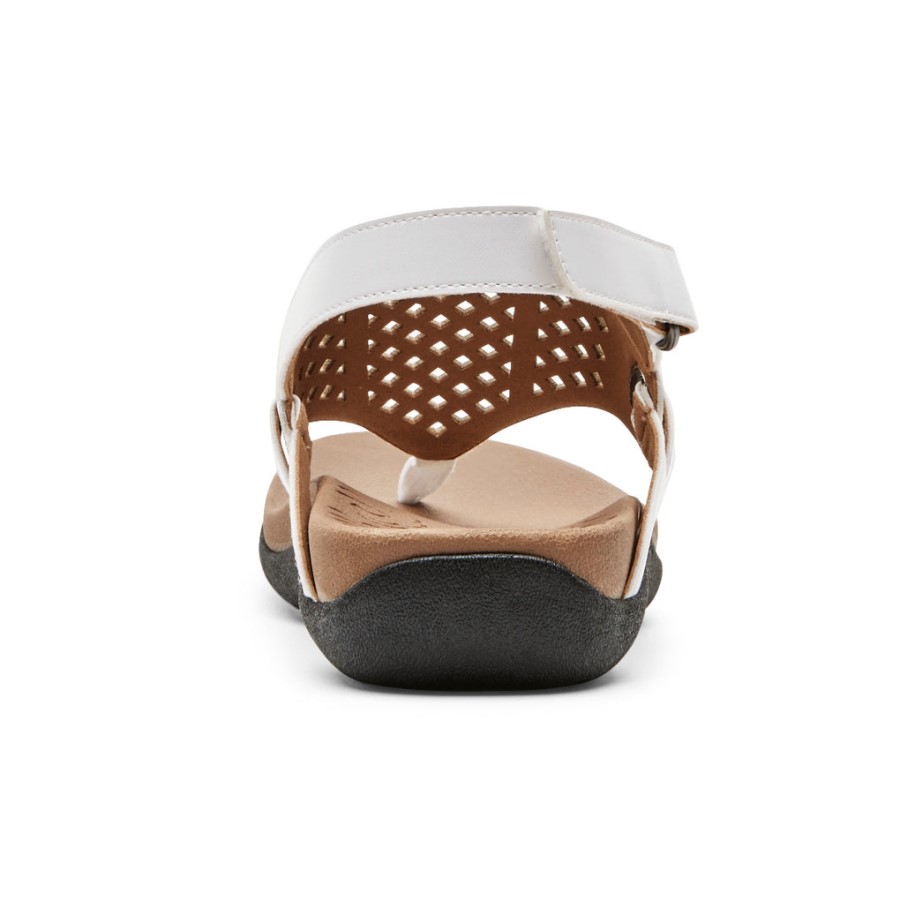 Rockport Women's Ridge Thong Sandal White