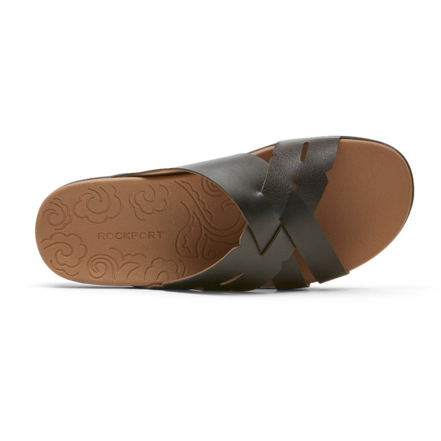 Rockport Women's Ridge Woven Slide Black