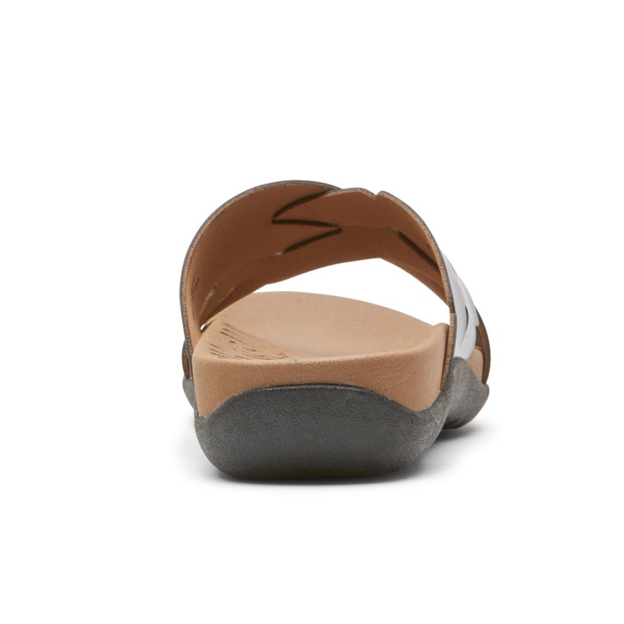 Rockport Women's Ridge Woven Slide Pewter