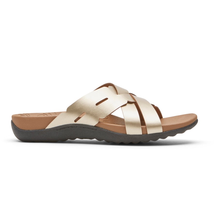 Rockport Women's Ridge Woven Slide Starlight