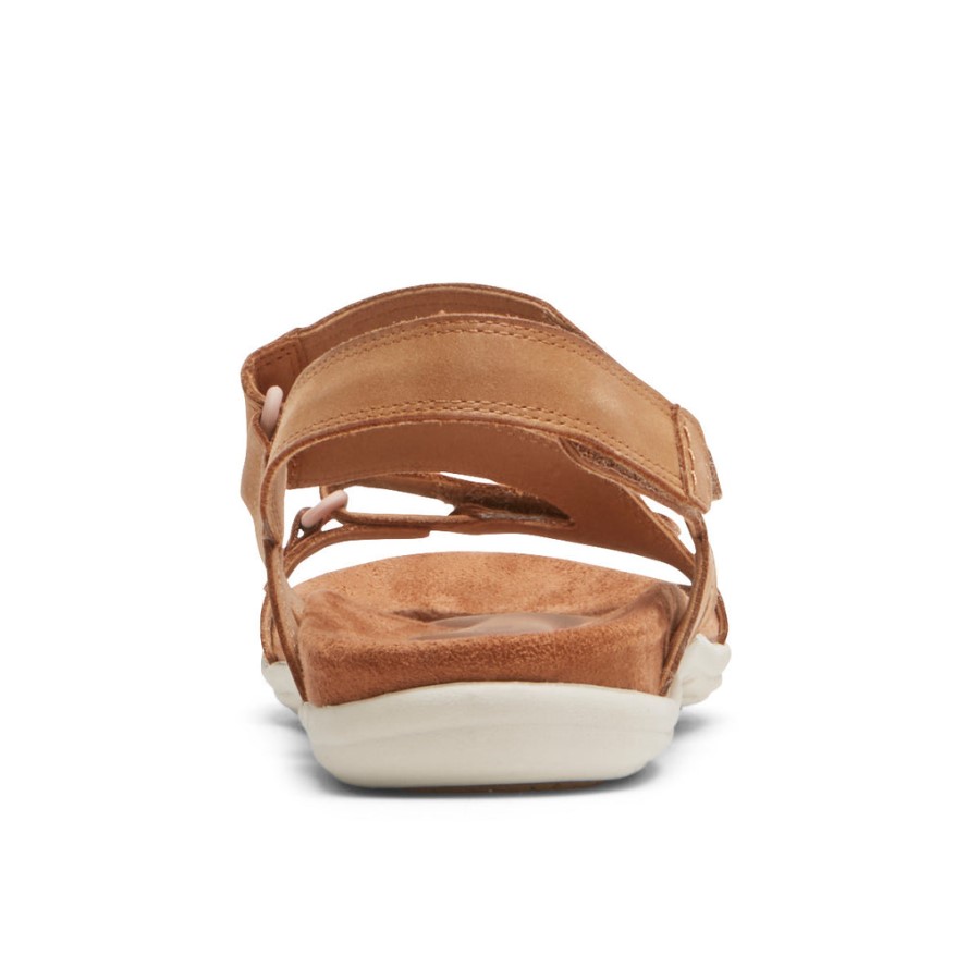 Rockport Women's Rubey Asymmetrical Sandal Honey
