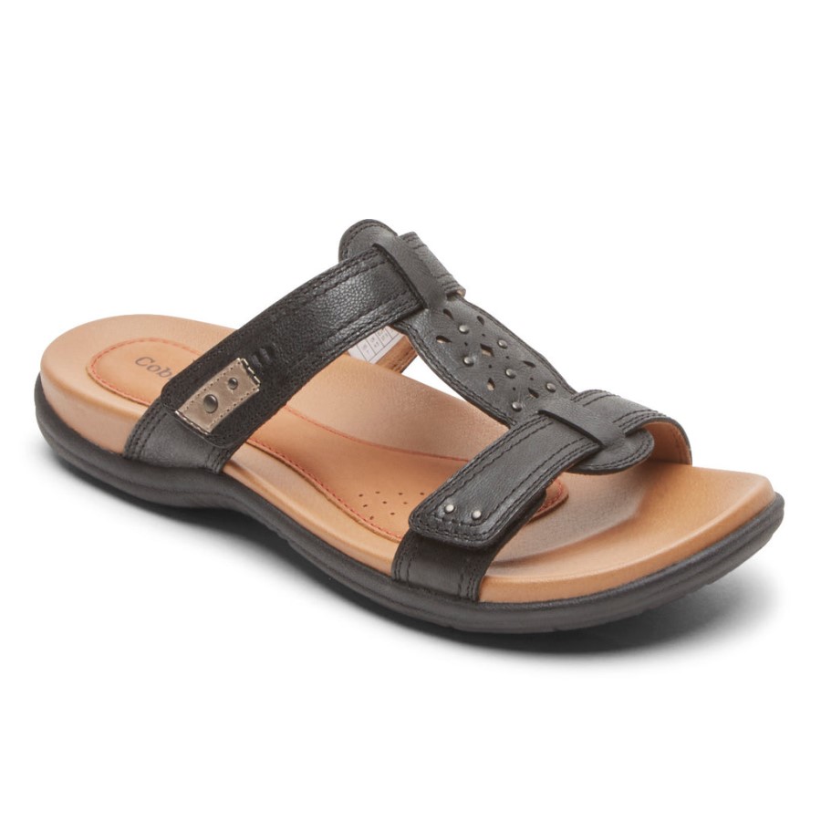 Rockport Women's Rubey Slide Sandal Black