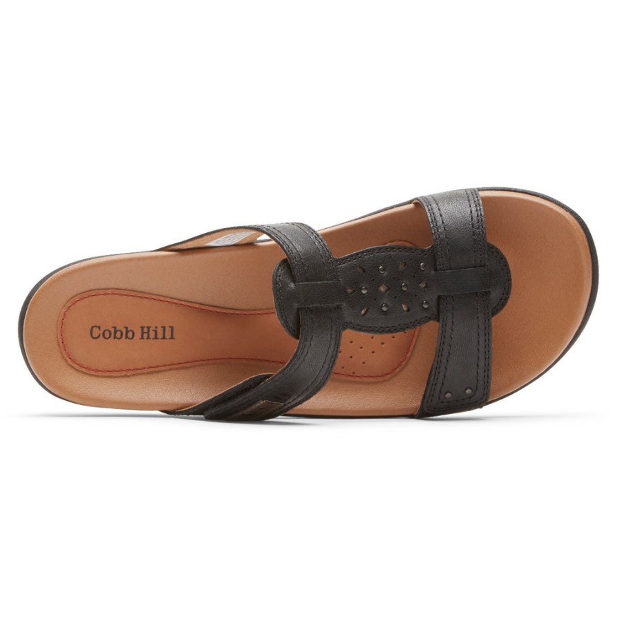 Rockport Women's Rubey Slide Sandal Black