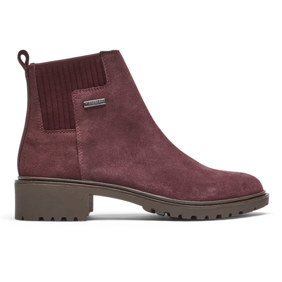 Rockport Women's Ryleigh Chelsea Boot-Waterproof Oxblood