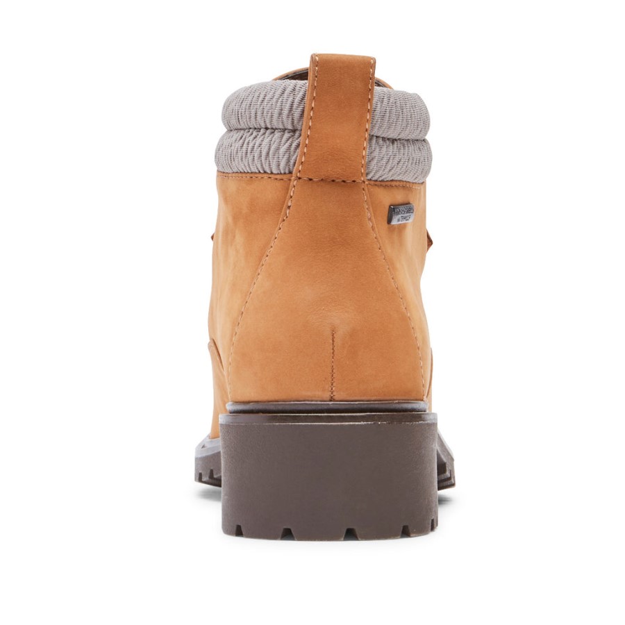 Rockport Women's Ryleigh Hiker Boot-Waterproof Cashew