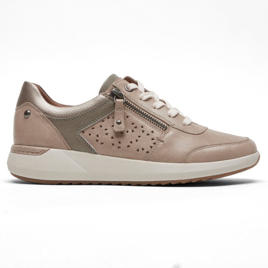 Rockport Women's Skylar Sneaker Taupe