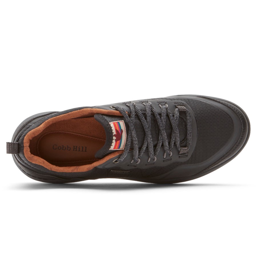 Rockport Women's Skylar Tie Sneaker-Waterproof Black