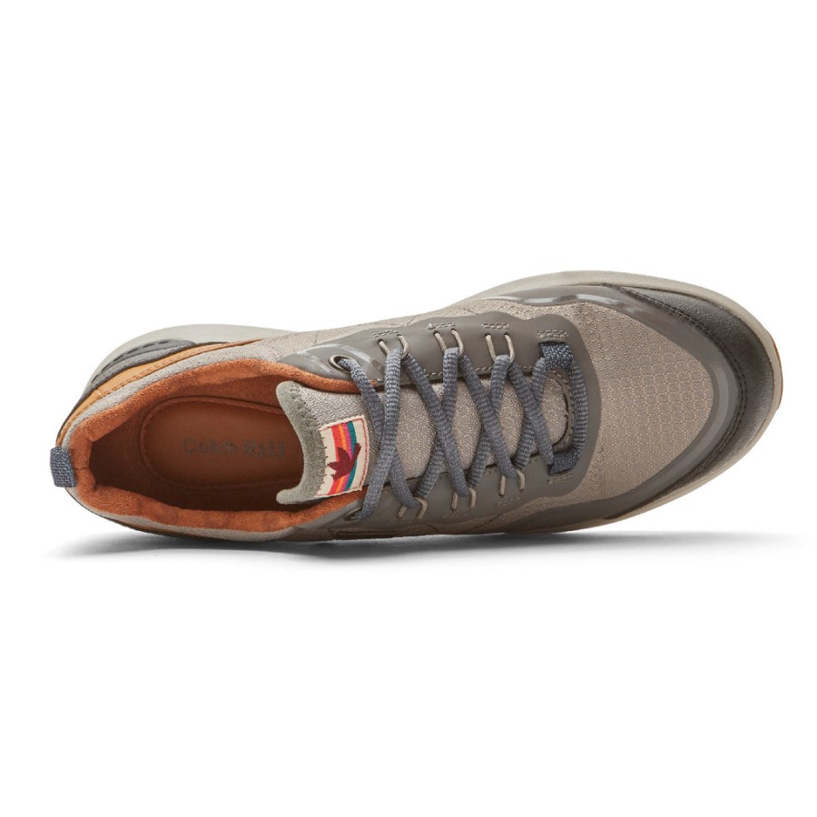 Rockport Women's Skylar Tie Sneaker-Waterproof Grey
