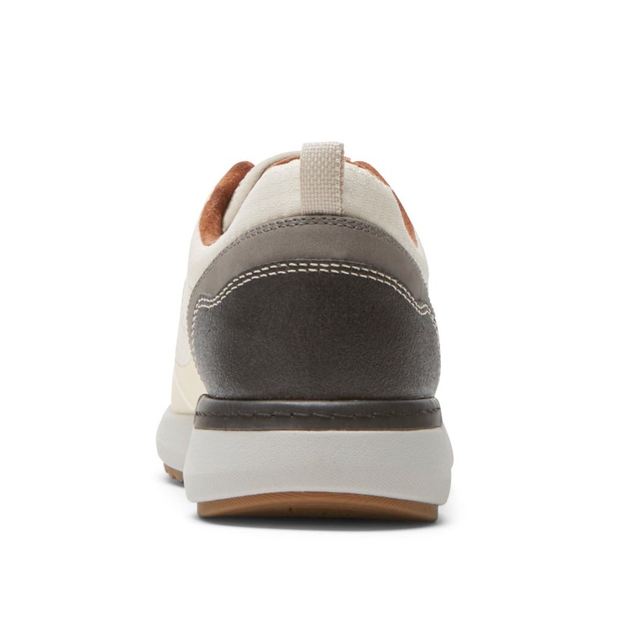 Rockport Women's Skylar Tie Sneaker-Waterproof Vanilla