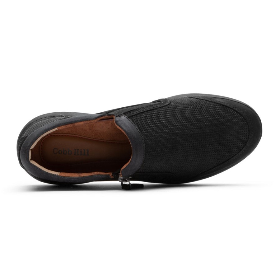 Rockport Women's Skylar Zip Slip-On Black