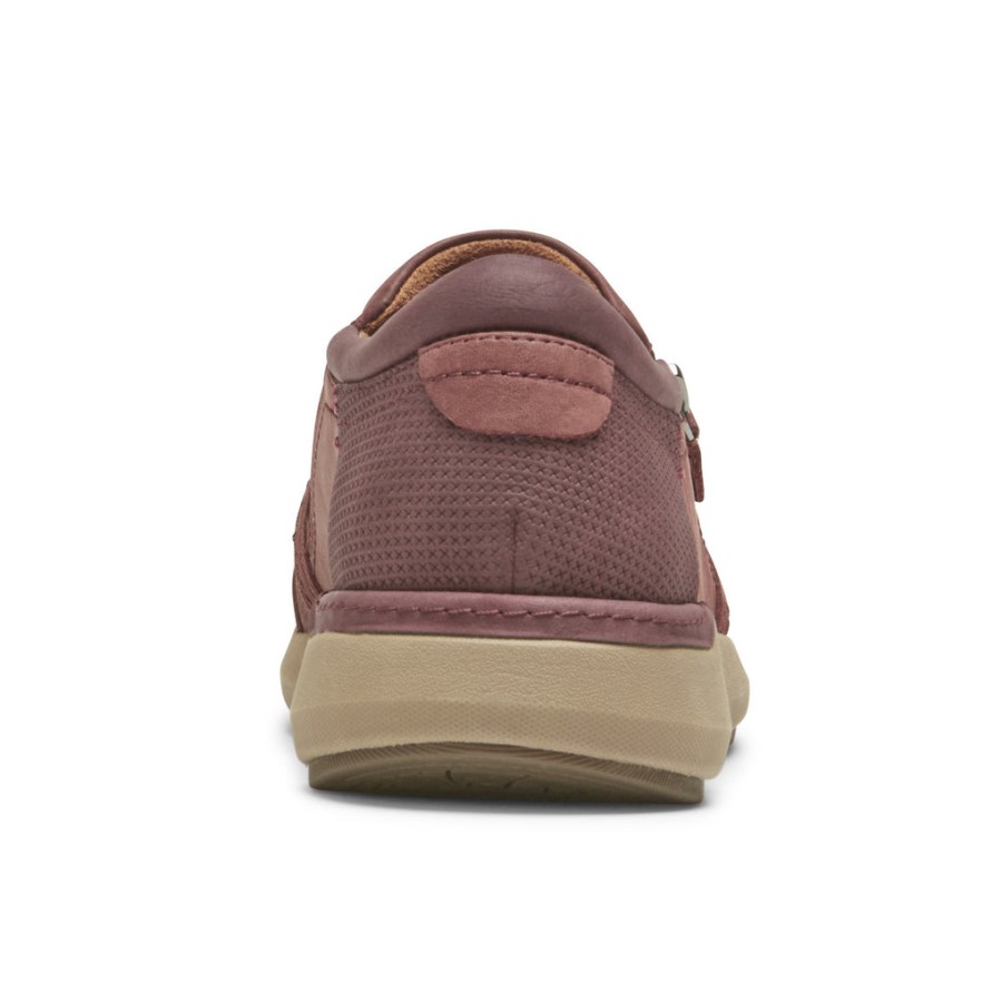 Rockport Women's Skylar Zip Slip-On Redwood