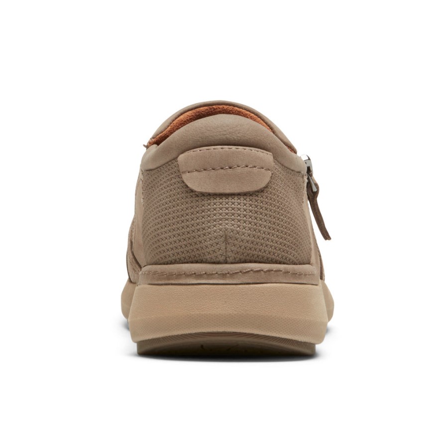 Rockport Women's Skylar Zip Slip-On Taupe
