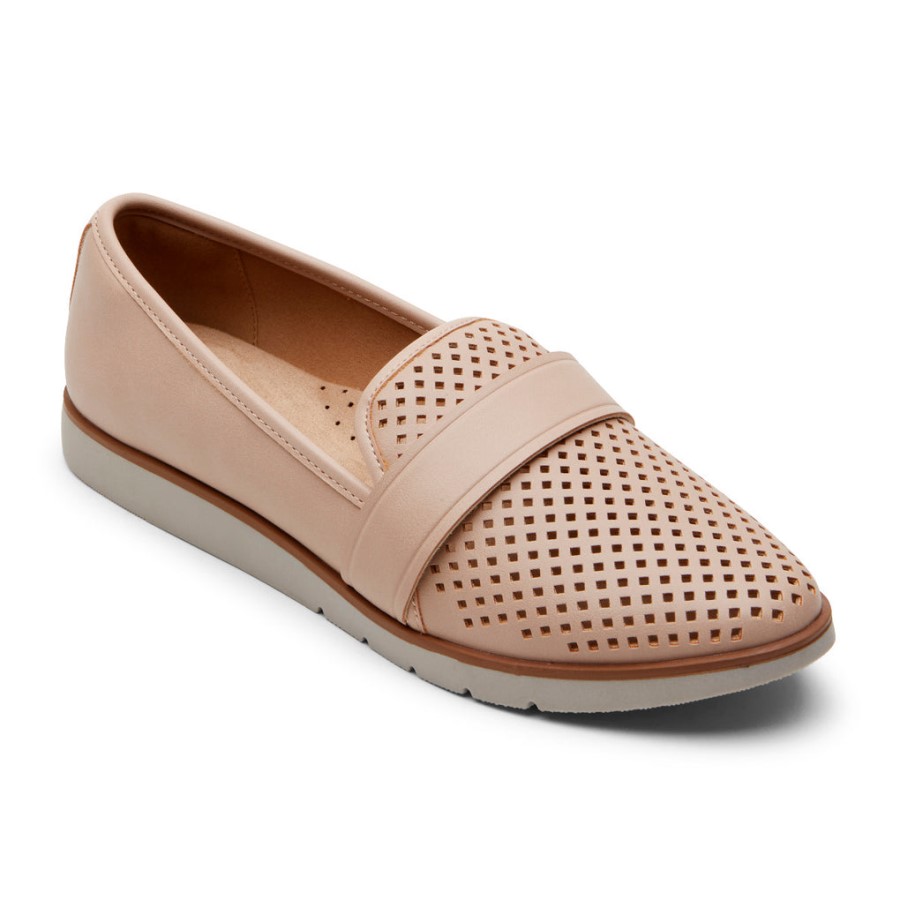 Rockport Women's Stacie Perforated Loafer Pink