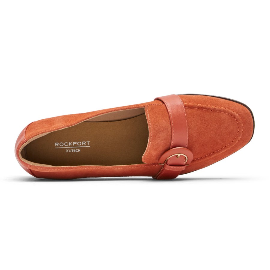 Rockport Women's Susana Buckle Loafer Cinnamon