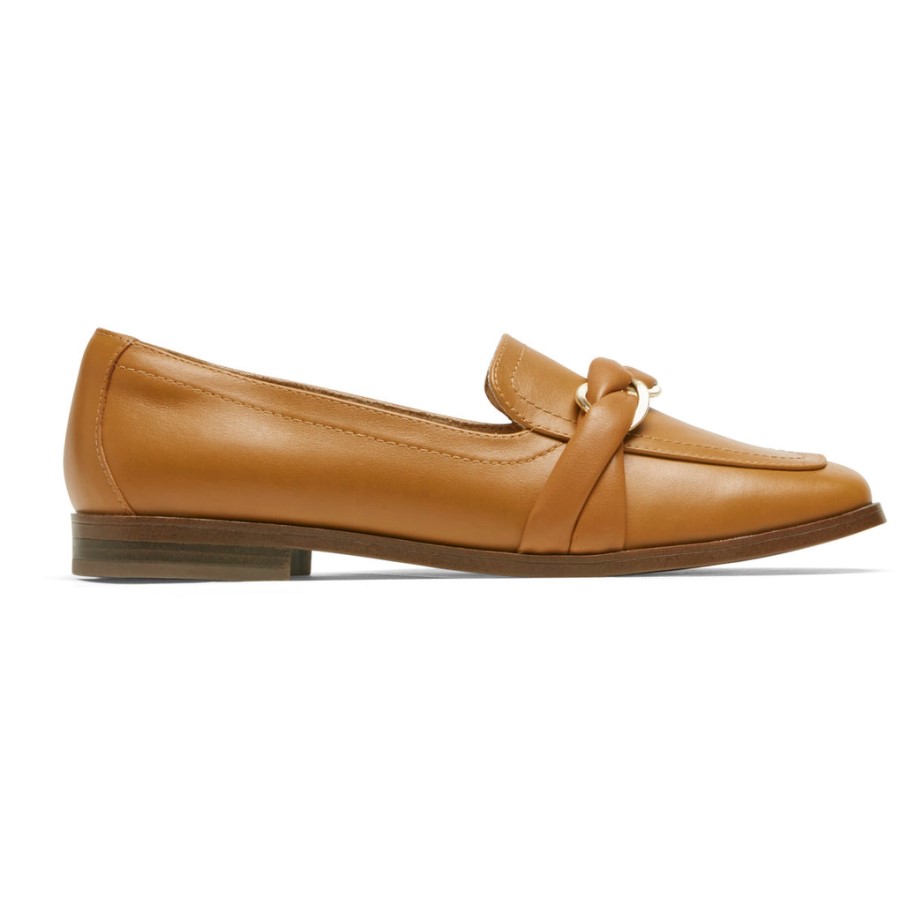 Rockport Women's Susana Woven Chain Loafer Honey