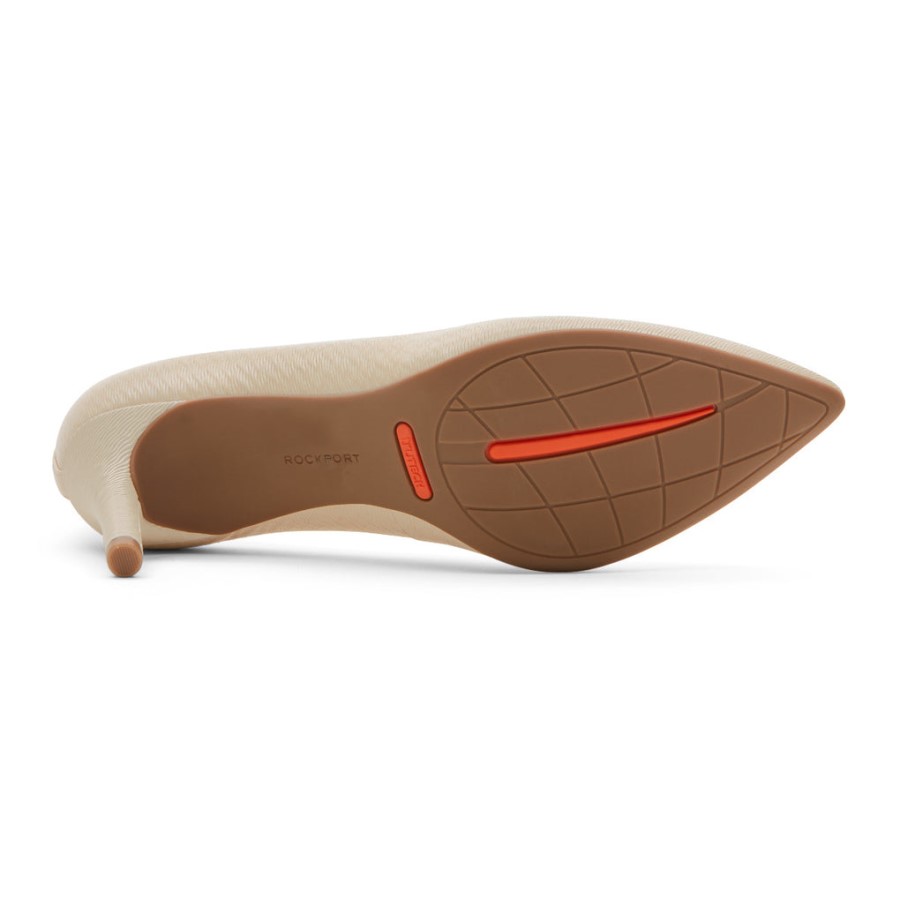 Rockport Women's Total Motion 75mm Pointed Toe Heel Vanilla Wavy